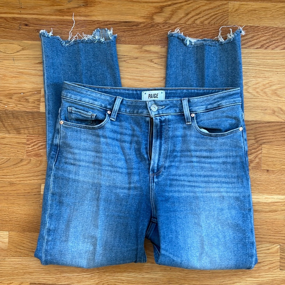 Paige jeans ripped hem